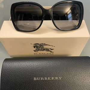 Burberry Authentic Monogram Print Sunglasses
